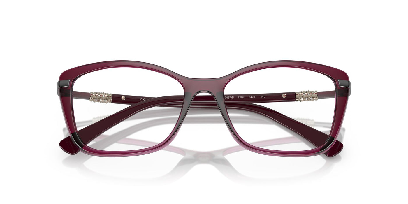 Vogue Eyewear VO5487B Transparent Cherry #colour_transparent-cherry