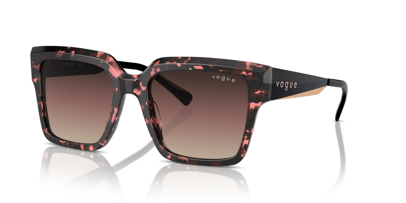 Vogue Eyewear VO5553S Red Tortoise/Brown Purple Black Gradient #colour_red-tortoise-brown-purple-black-gradient