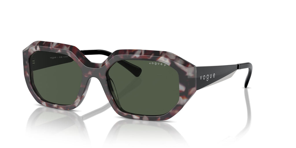 Vogue Eyewear VO5554S Grey Tortoise/Dark Green Polarised #colour_grey-tortoise-dark-green-polarised