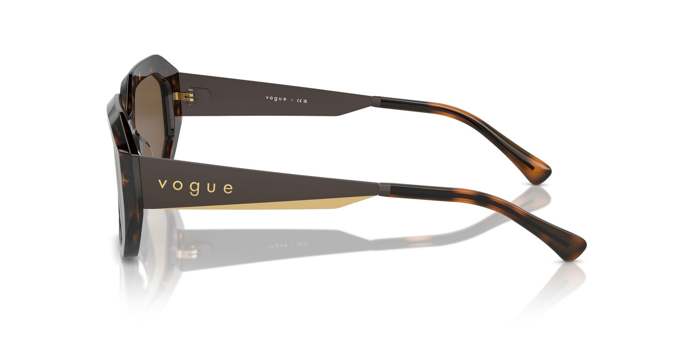 Vogue Eyewear VO5554S Dark Havana/Dark Brown #colour_dark-havana-dark-brown