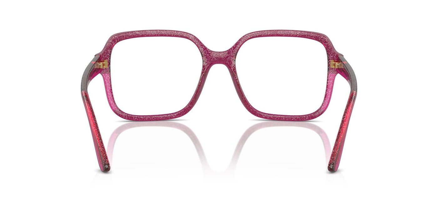 Vogue Eyewear VO5555 Cherry-Transparent Fuchsia Glitter #colour_cherry-transparent-fuchsia-glitter