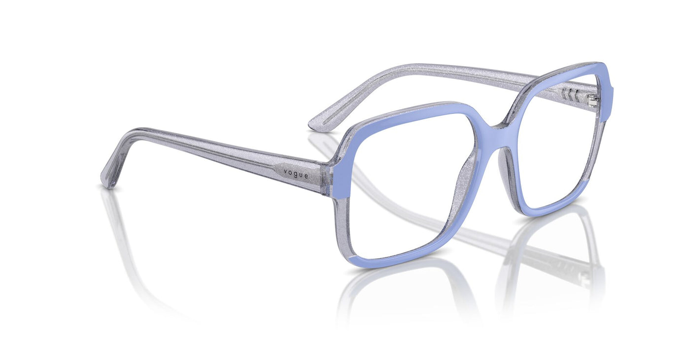 Vogue Eyewear VO5555 Wisteria-Transparent Violet Glitter #colour_wisteria-transparent-violet-glitter