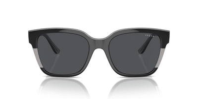 Vogue Eyewear VO5558S Black/Transparent Grey Glitter/Dark Grey #colour_black-transparent-grey-glitter-dark-grey