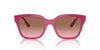 Vogue Eyewear VO5558S Cherry/Transparent Fuchsia Glitter/Pink Brown Gradient #colour_cherry-transparent-fuchsia-glitter-pink-brown-gradient