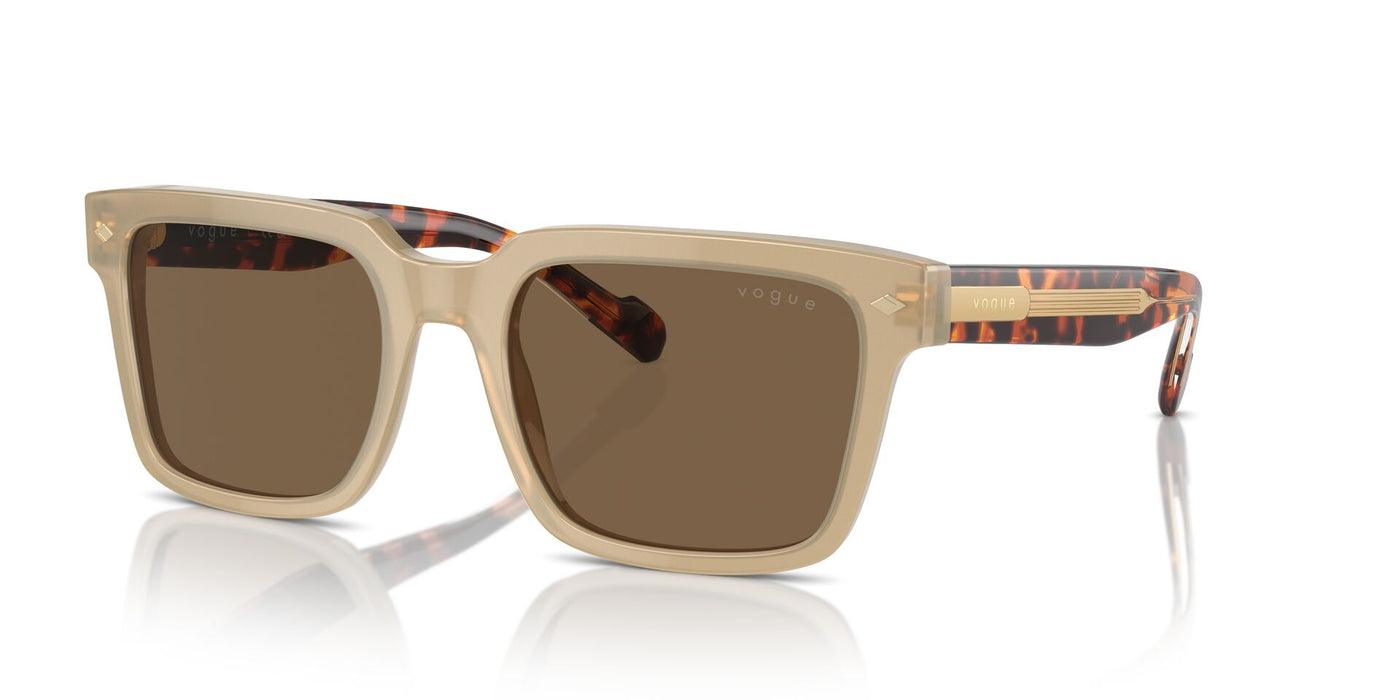 Vogue Eyewear VO5573S Opal Beige/Dark Brown #colour_opal-beige-dark-brown