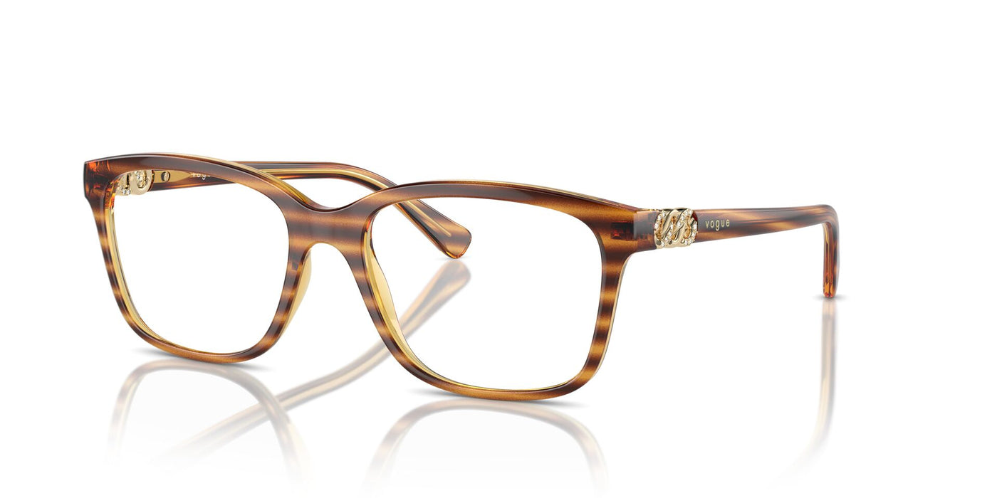 Vogue Eyewear VO5574B Striped Dark Havana #colour_striped-dark-havana