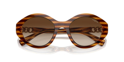 Vogue Eyewear VO5576SB Striped Dark Havana/Brown Gradient #colour_striped-dark-havana-brown-gradient