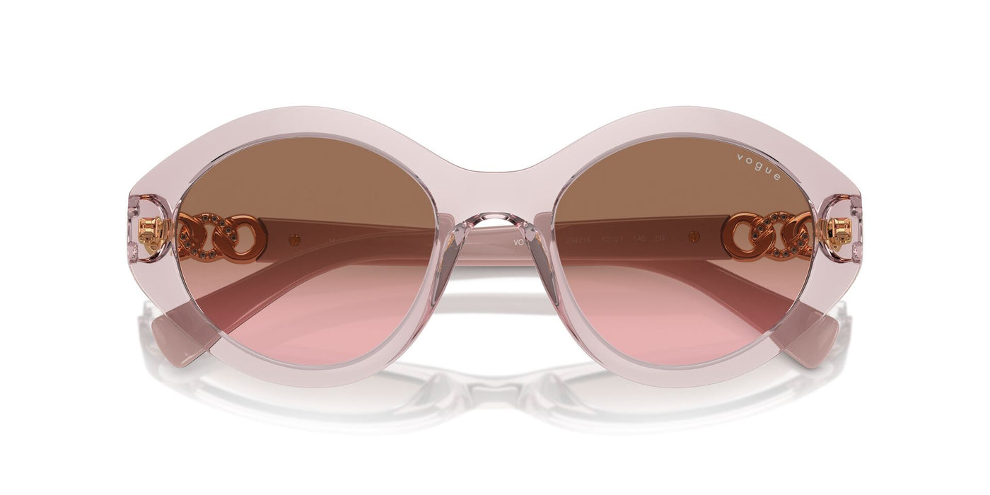 Vogue Eyewear VO5576SB Transparent Pink/Pink Brown Gradient #colour_transparent-pink-pink-brown-gradient