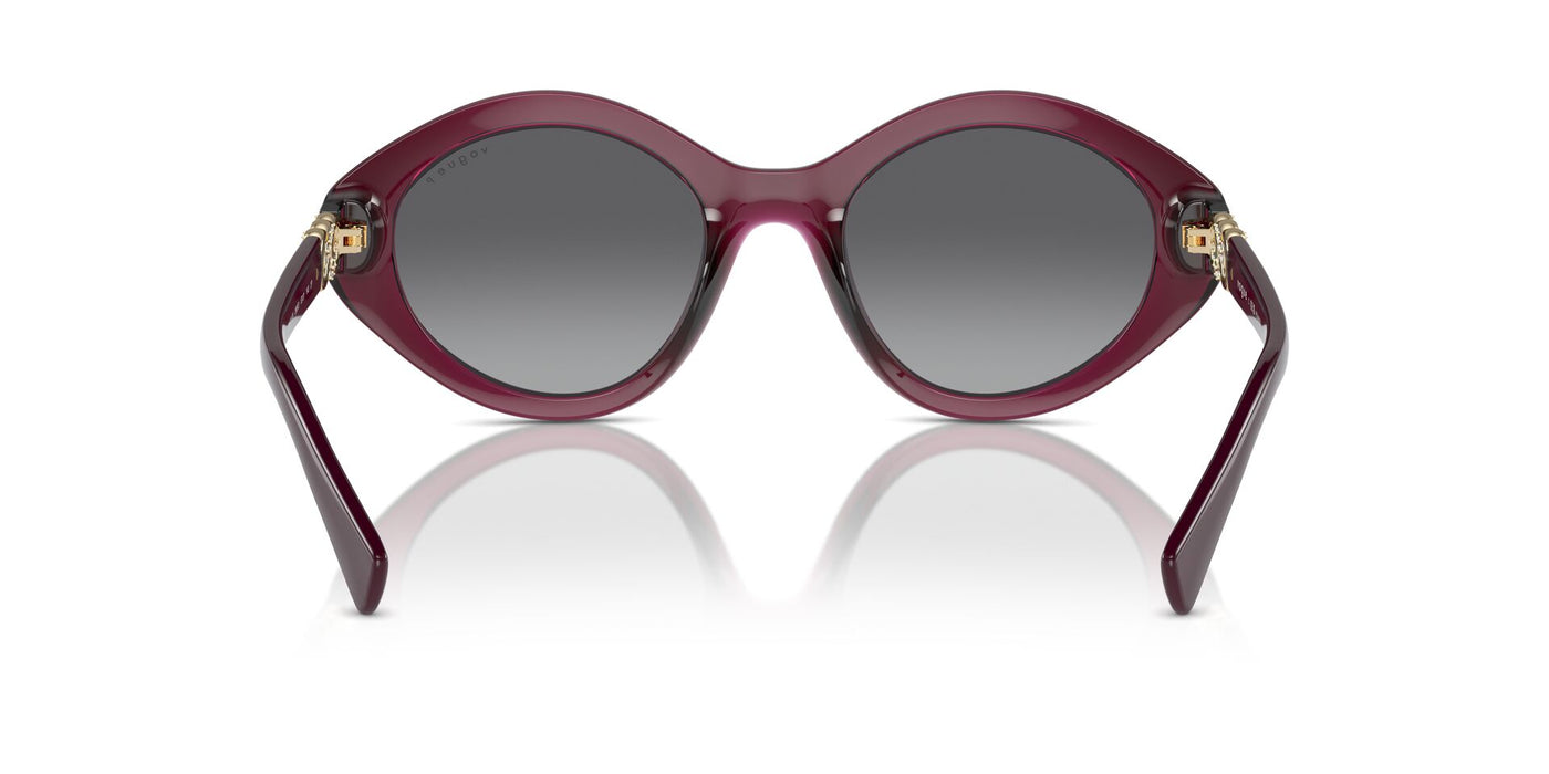 Vogue Eyewear VO5576SB Transparent Cherry/Grey Gradient Polarised #colour_transparent-cherry-grey-gradient-polarised