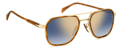 David Beckham DB1161/S Brown Havana Gold/Blue Shaded Gold Mirror #colour_brown-havana-gold-blue-shaded-gold-mirror