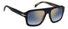 David Beckham DB7127/S Black Havana/Blue Shaded Gold Mirror #colour_black-havana-blue-shaded-gold-mirror