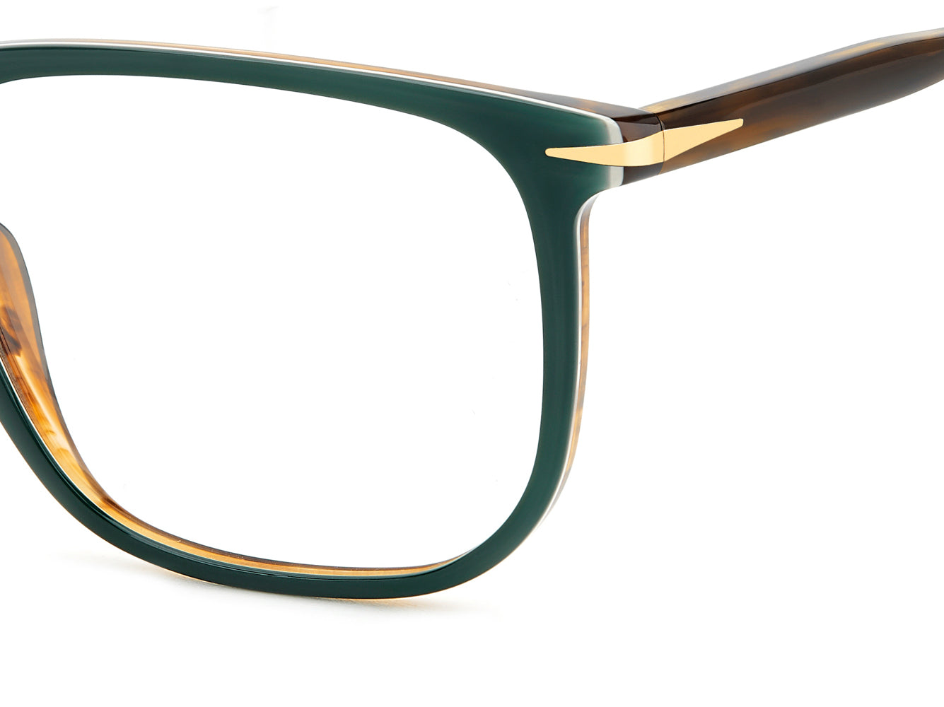 David Beckham DB1141 Green Stripped Brown #colour_green-stripped-brown