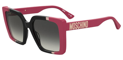 Moschino MOS172/S Fuchsia Black/Dark Grey Shaded Gradient #colour_fuchsia-black-dark-grey-shaded-gradient