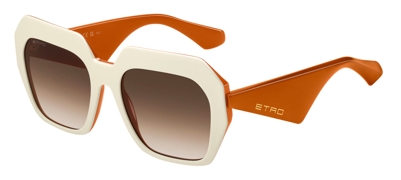 ETRO 0043/S White Orange/Brown Shaded Gradient #colour_white-orange-brown-shaded-gradient