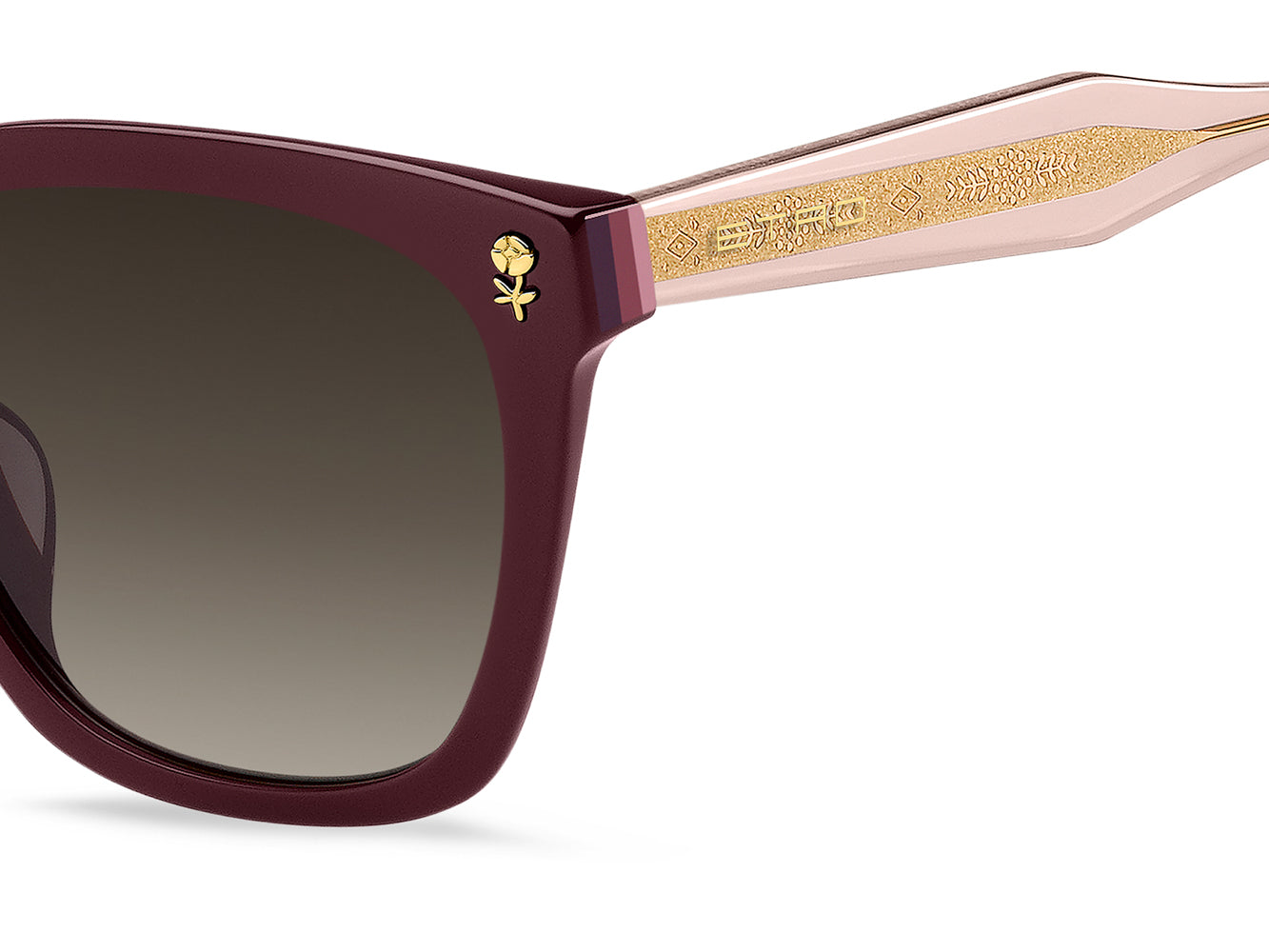 ETRO 0065/F/S Burgundy/Black Brown Green Antireflex Gradient #colour_burgundy-black-brown-green-antireflex-gradient