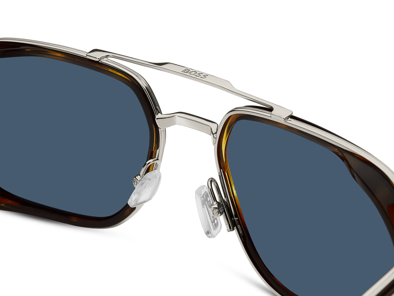 Boss 1724/S Havana Palladium/Blue #colour_havana-palladium-blue