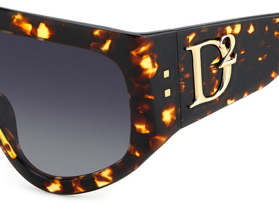 DSQUARED2 D2 0149/S Havana/Dark Grey Shaded Gradient #colour_havana-dark-grey-shaded-gradient