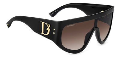 DSQUARED2 D2 0149/S Black/Brown Shaded Gradient #colour_black-brown-shaded-gradient