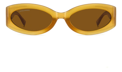 DSQUARED2 D2 0150/G/S Ochre/Brown #colour_ochre-brown