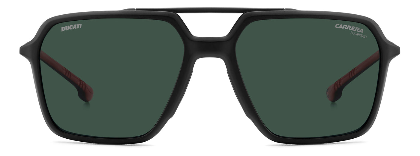 Carrera Ducati Carduc 042/S Matte Black/Green Polarised #colour_matte-black-green-polarised