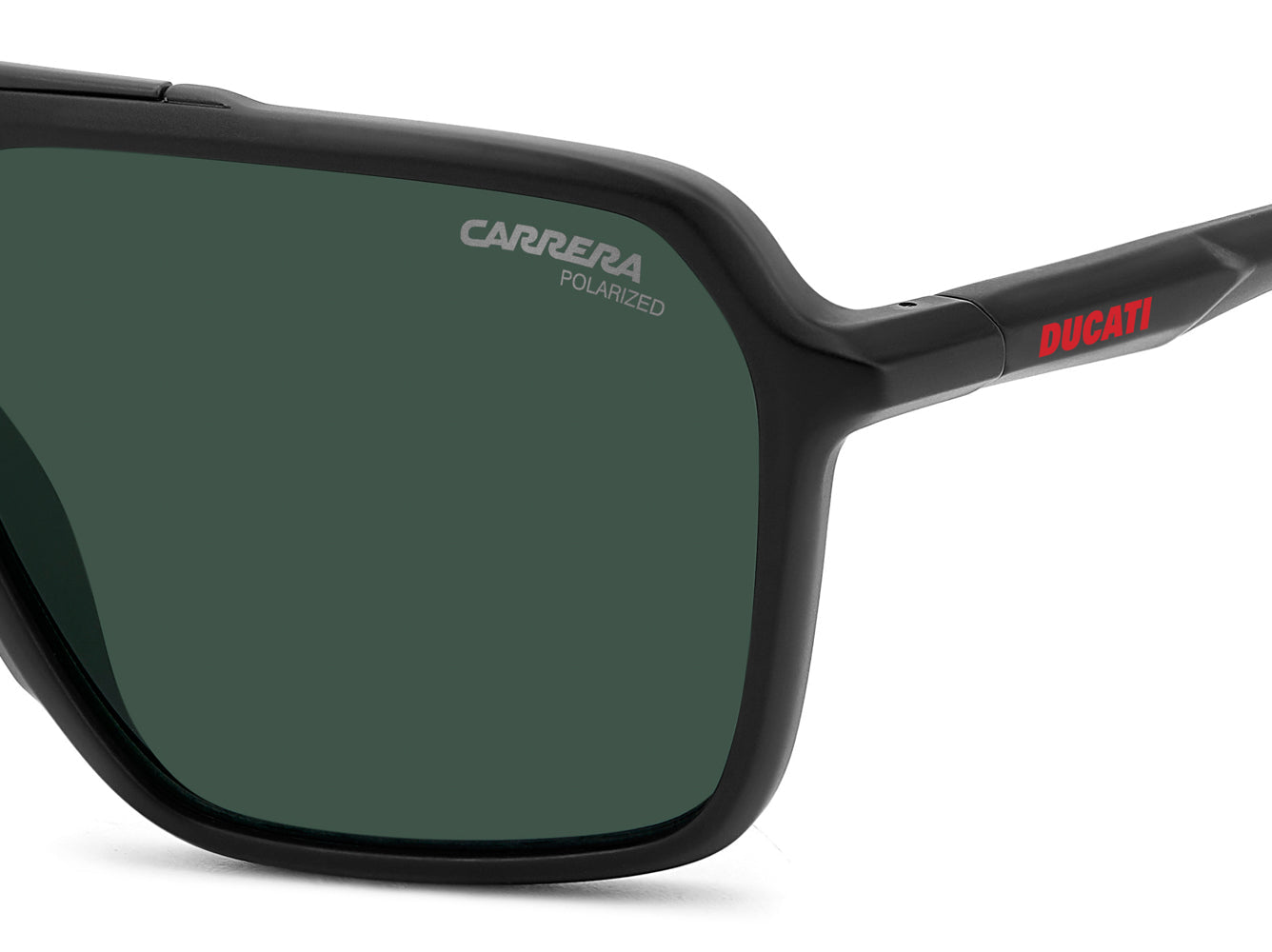 Carrera Ducati Carduc 042/S Matte Black/Green Polarised #colour_matte-black-green-polarised