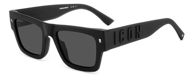 DSQUARED2 Icon 0021/S Matte Black/Grey #colour_matte-black-grey