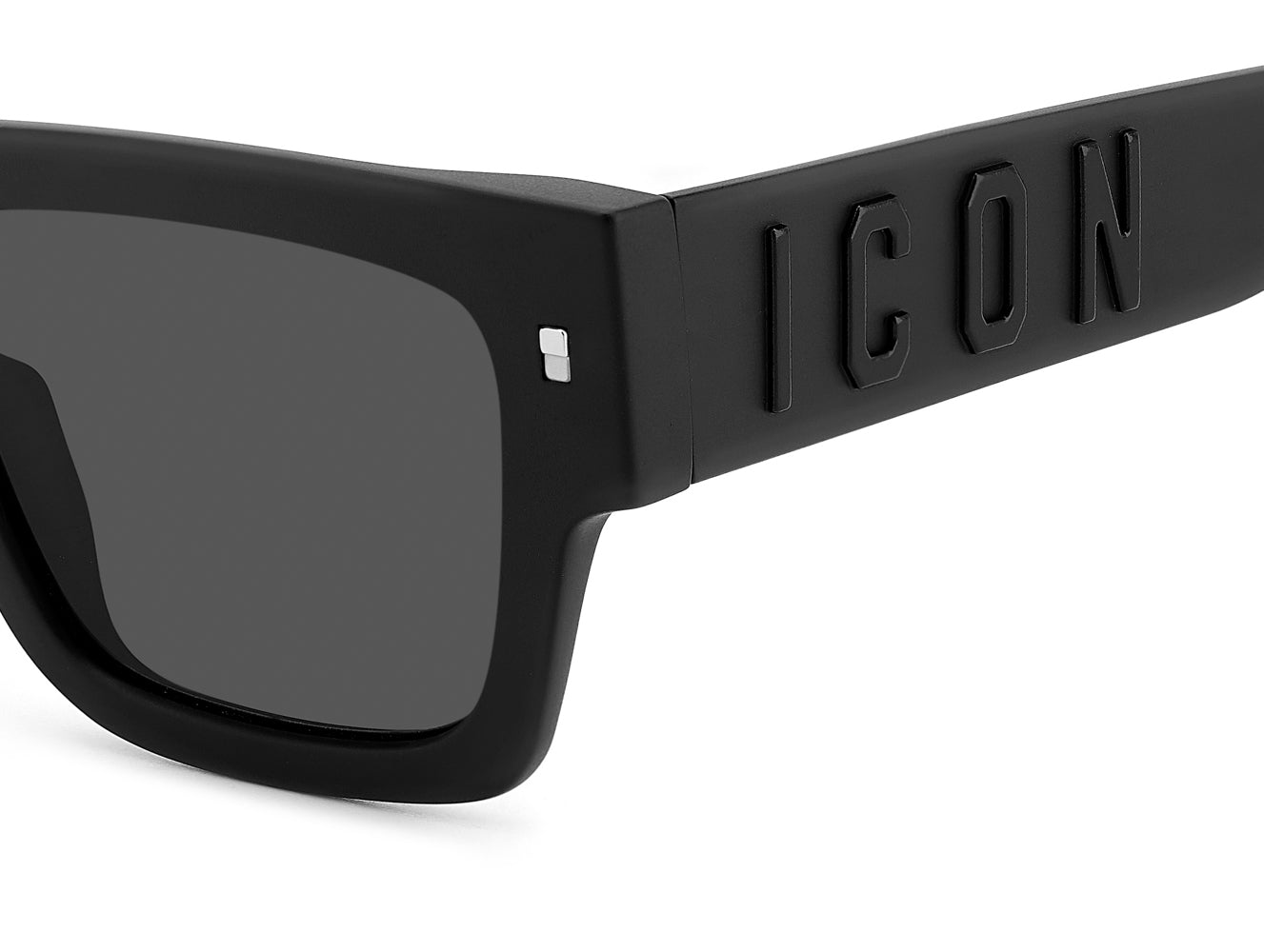 DSQUARED2 Icon 0021/S Matte Black/Grey #colour_matte-black-grey