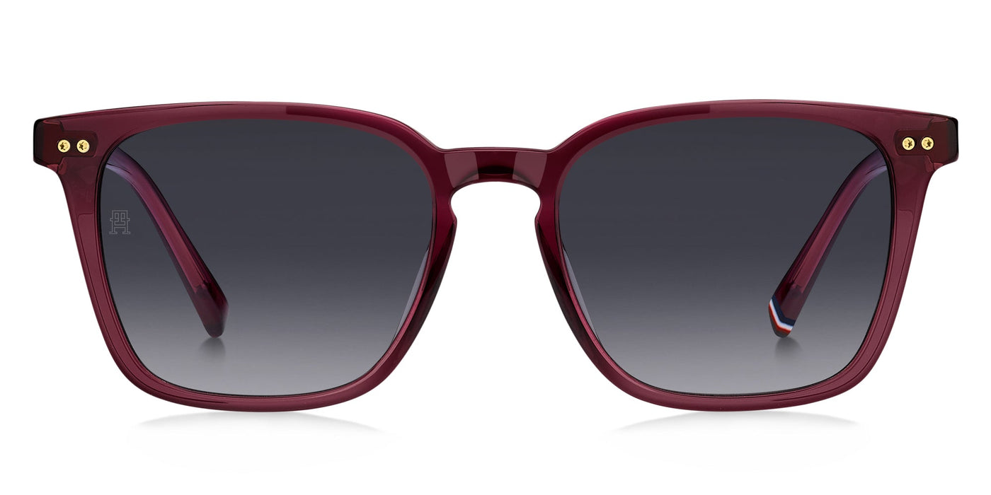 Tommy Hilfiger TH2158/S Plum/Dark Grey Shaded Gradient #colour_plum-dark-grey-shaded-gradient