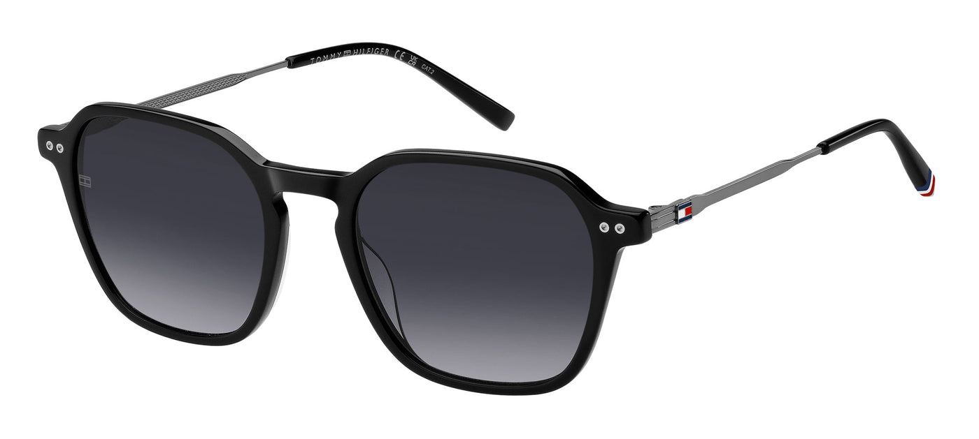 Tommy Hilfiger TH2132/S Black/Dark Grey Shaded Gradient #colour_black-dark-grey-shaded-gradient