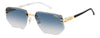 Carrera 1070/S Black White/Dark Blue Shaded Gradient #colour_black-white-dark-blue-shaded-gradient