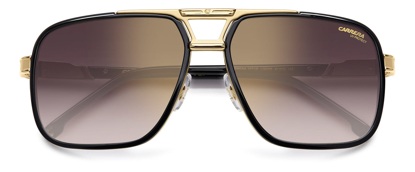 Carrera 1071/S Gold-Black/Burgundy Shaded-Gold Mirror #colour_gold-black-burgundy-shaded-gold-mirror