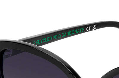 Polaroid PLD 4176/S/X Black/Grey Shaded Polarised Mirror #colour_black-grey-shaded-polarised-mirror