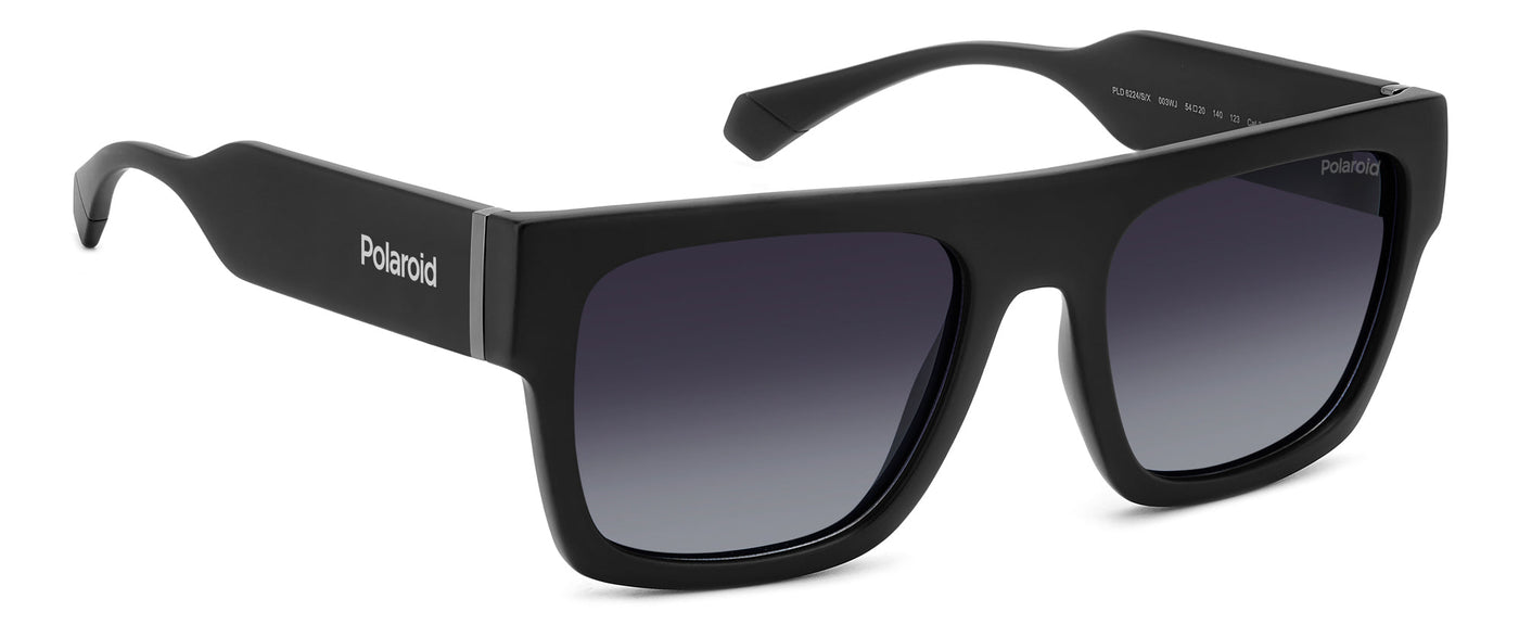 Polaroid PLD 6224/S/X Matte Black/Grey Shaded Polarised #colour_matte-black-grey-shaded-polarised