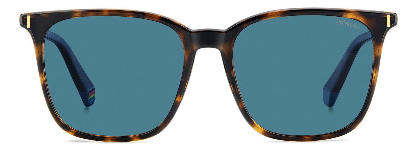 Polaroid PLD 6226/S Havana/Blue Polarised #colour_havana-blue-polarised