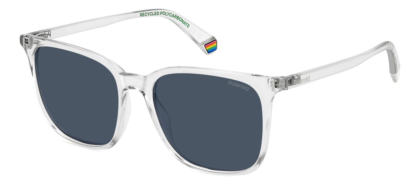 Polaroid PLD 6226/S Crystal/Blue Polarised #colour_crystal-blue-polarised