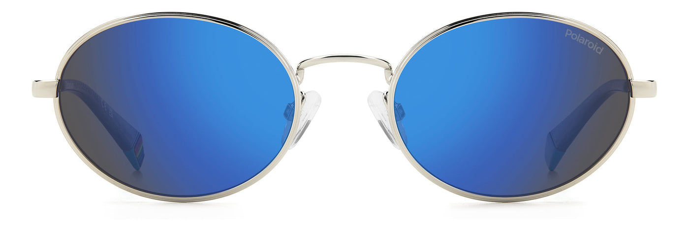 Polaroid PLD 6228/S/X Palladium/Blue Polarised Mirror #colour_palladium-blue-polarised-mirror