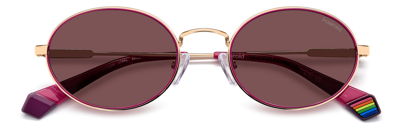 Polaroid PLD 6228/S/X Lilac Gold Copper/Violet Polarised #colour_lilac-gold-copper-violet-polarised