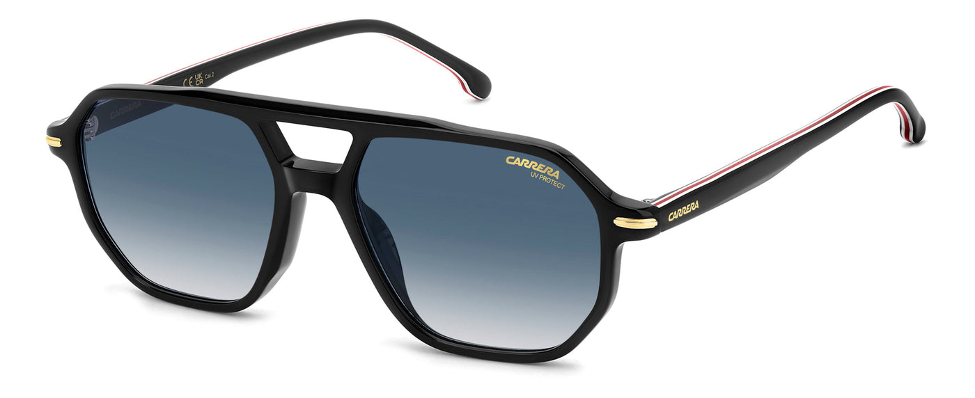 Carrera 341/S Black Gold/Dark Blue Shaded Gradient #colour_black-gold-dark-blue-shaded-gradient