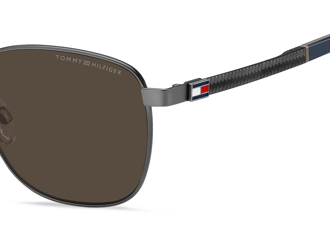 Tommy Hilfiger TH2138/S Matte Ruthenium Black/Brown #colour_matte-ruthenium-black-brown