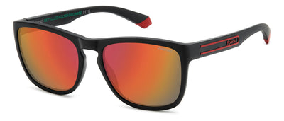 Polaroid PLD 2161/S Black Red/Red Multilayer Polarised #colour_black-red-red-multilayer-polarised