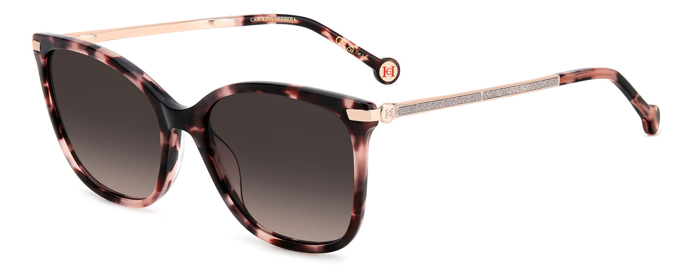 Carolina Herrera HER 0261/G/S Pink Havana/Brown Shaded Gradient #colour_pink-havana-brown-shaded-gradient