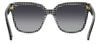 Kate Spade KS Kiya 2/G/S Black Pattern White/Grey Shaded Polarised Gradient #colour_black-pattern-white-grey-shaded-polarised-gradient