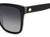 Kate Spade KS Kiya 2/G/S Black Pattern White/Grey Shaded Polarised Gradient #colour_black-pattern-white-grey-shaded-polarised-gradient