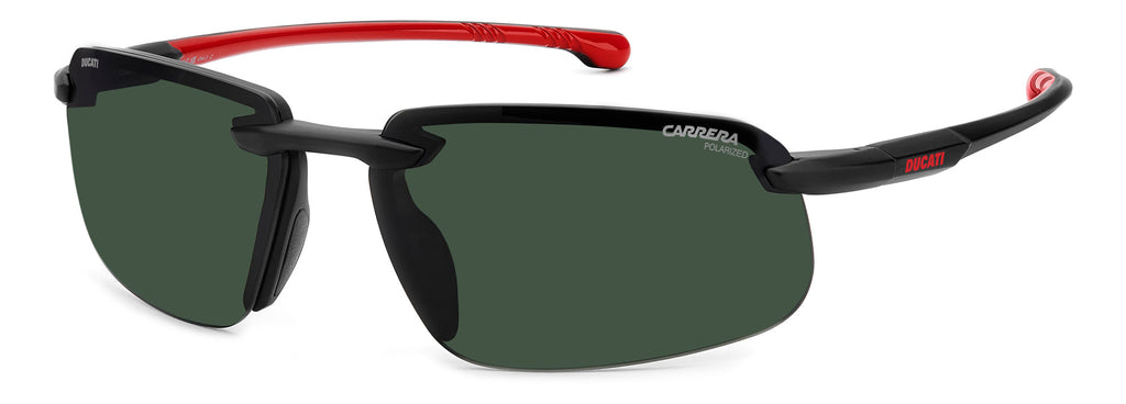 Carrera Ducati Carduc 043/S Matte Black/Green Polarised #colour_matte-black-green-polarised