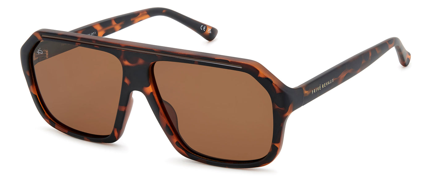 Prive Revaux Clevelander/S Matte Havana/Grey Polarised #colour_matte-havana-grey-polarised