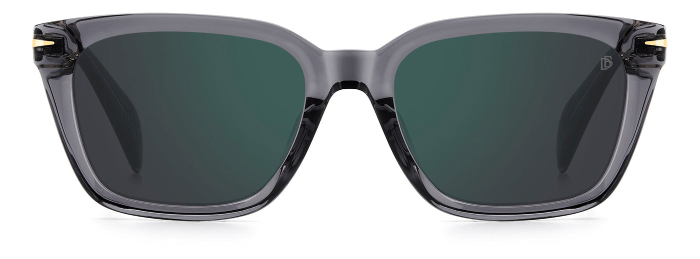 David Beckham DB7135/F/S Grey/Green Mirror #colour_grey-green-mirror