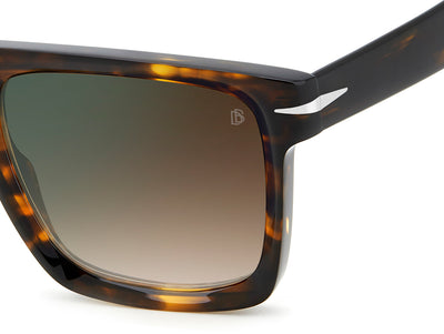 David Beckham DB7134/S Brown/Brown Shaded Green Gradient Mirror #colour_brown-brown-shaded-green-gradient-mirror