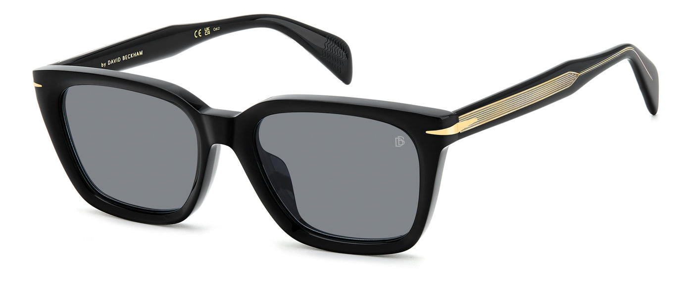 David Beckham DB7135/F/S Black-Gold/Grey #colour_black-gold-grey