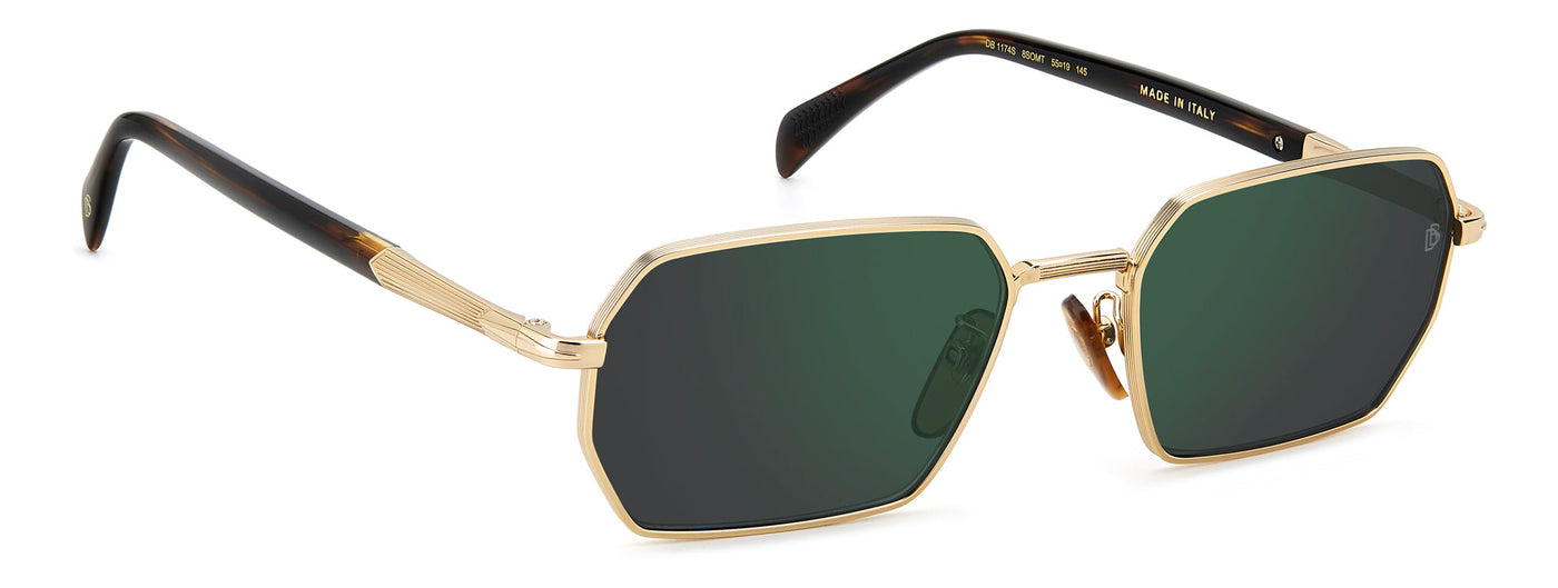 David Beckham DB1174/S Gold/Green Mirror #colour_gold-green-mirror