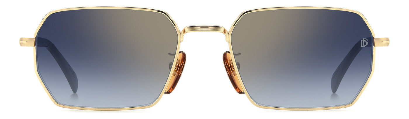 David Beckham DB1174/S Gold/Blue Shaded Gold Gradient Mirror #colour_gold-blue-shaded-gold-gradient-mirror